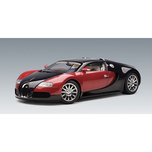 Autoart - Car Scale Models - 1 18 Bugatti Eb 16.4 Veyron BlackRed